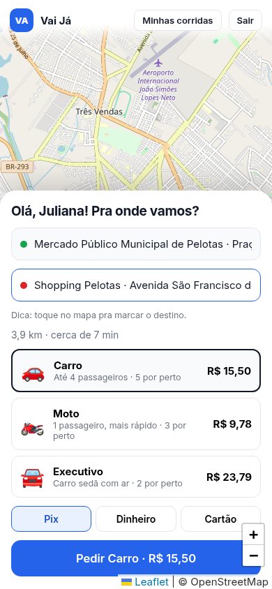 Pedir corrida